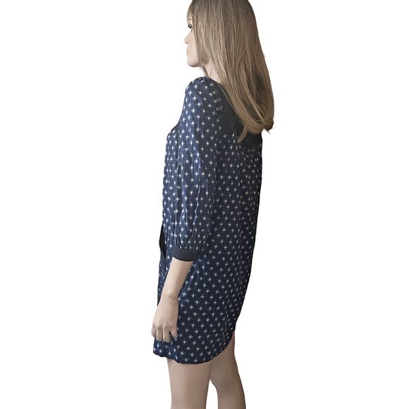 Madewell Daryl K Bonnie Tunic Dress Pockets All Over Print Generous sizing NWOT - Picture 8 of 16